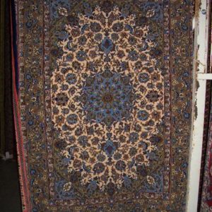 Blue and Gold Persian Rug