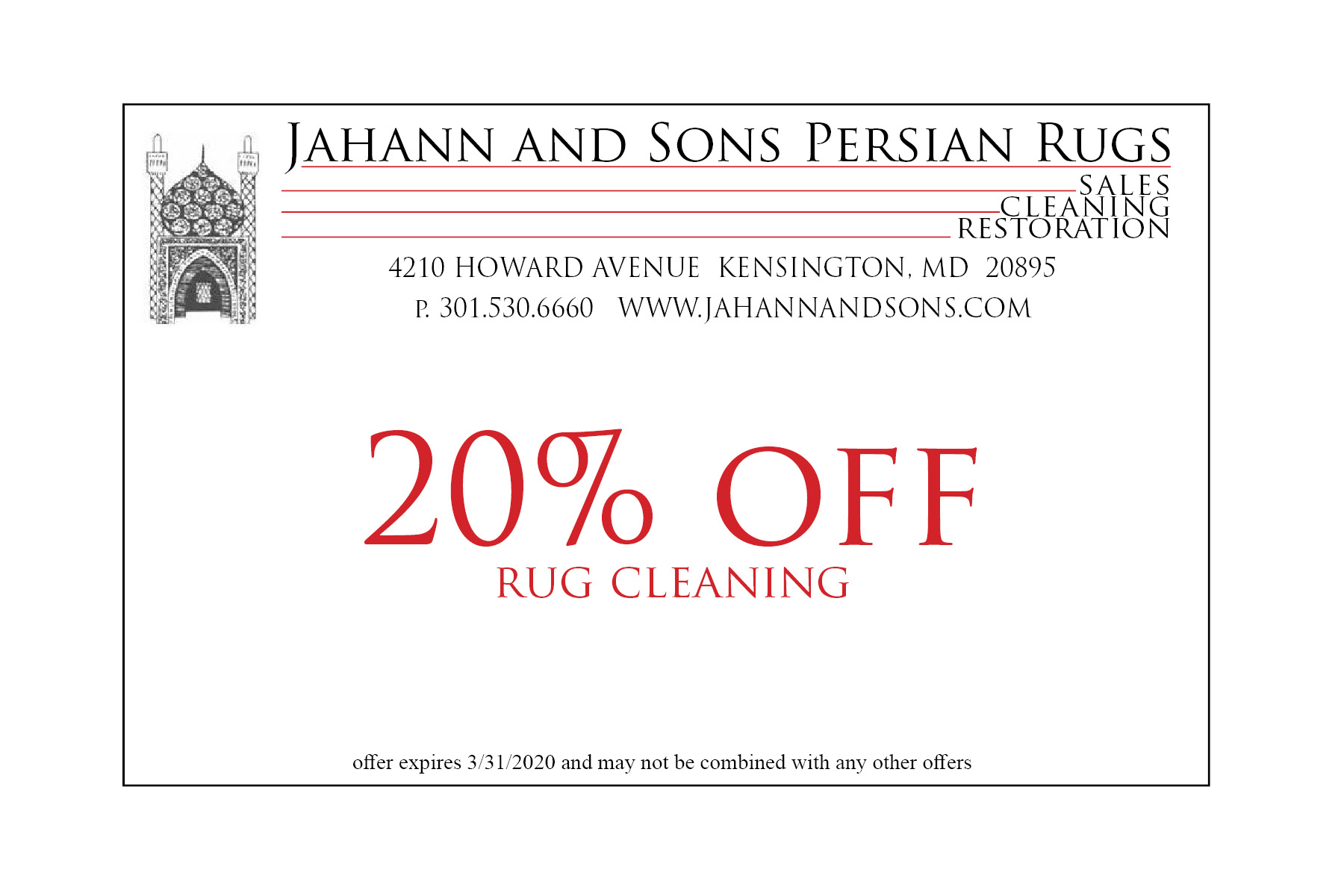 Rug Cleaning Coupon