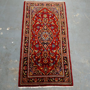 Small Kashan Persian Rug