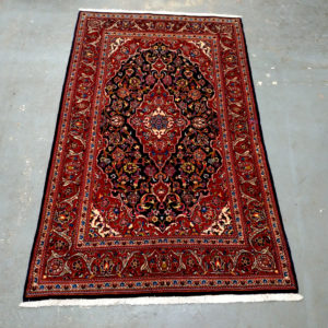 Blue Kashan Persian Rug