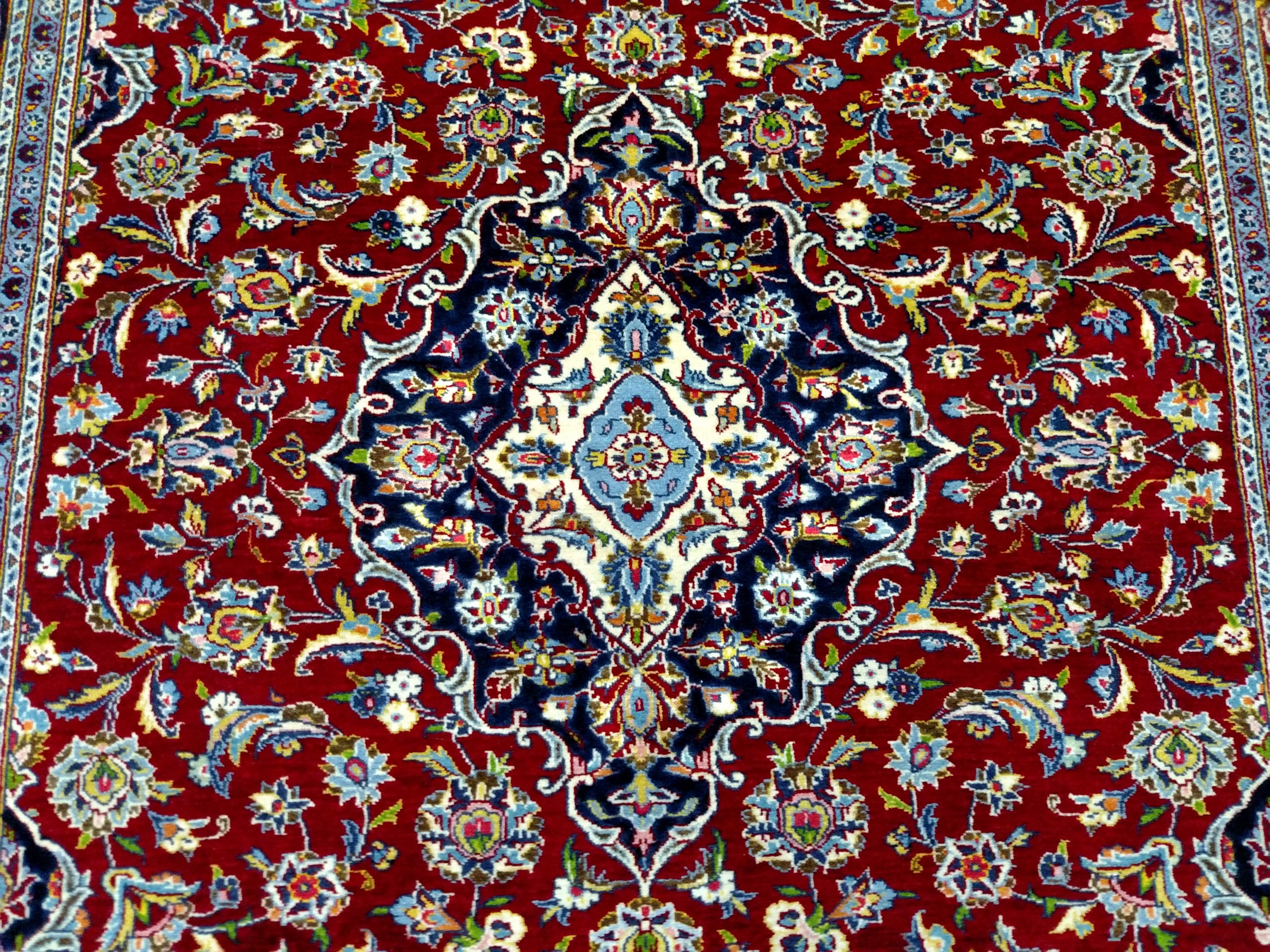 Red Kashan Persian Rug