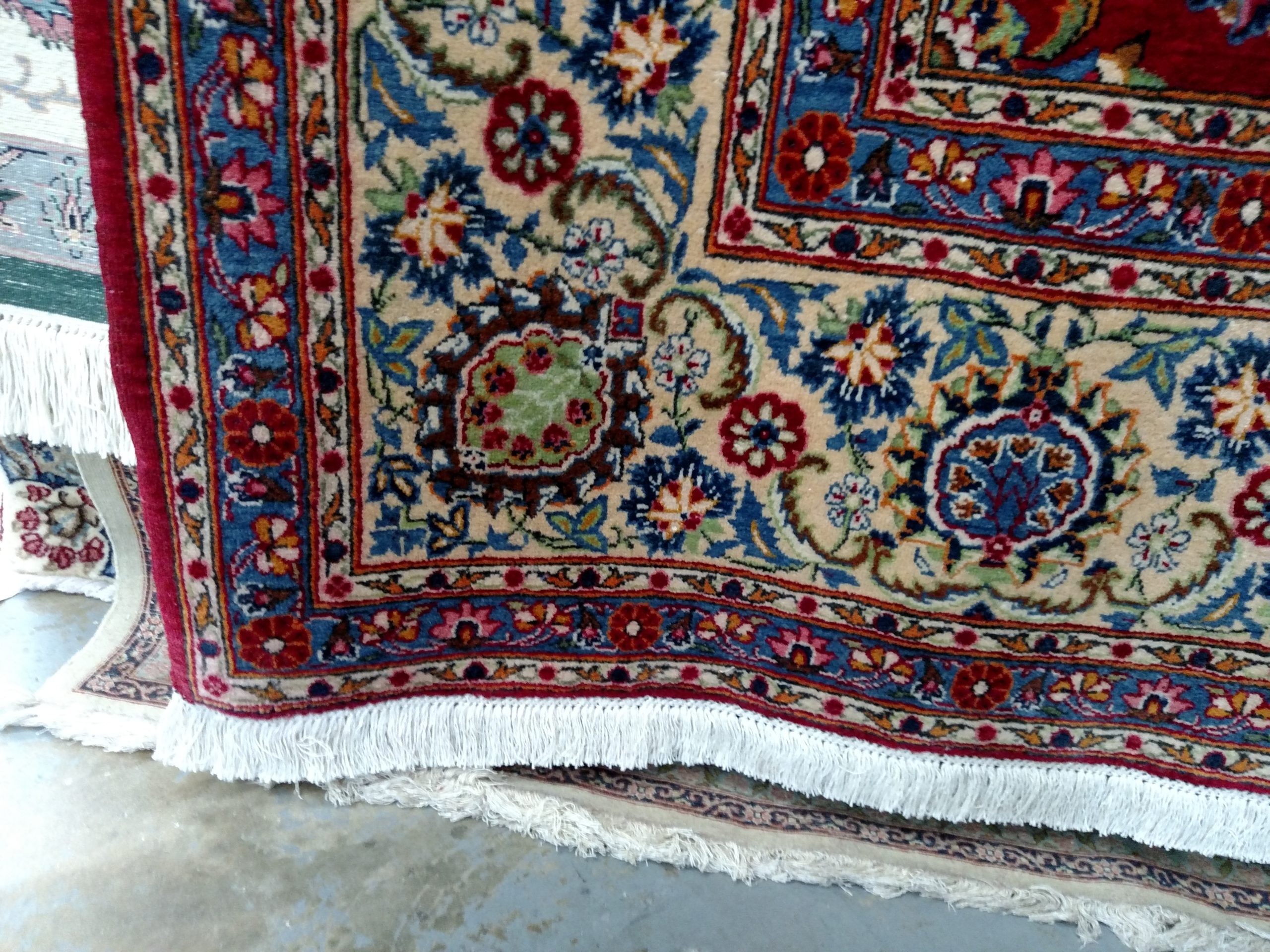 Room-Sized Kashan Persian Rug