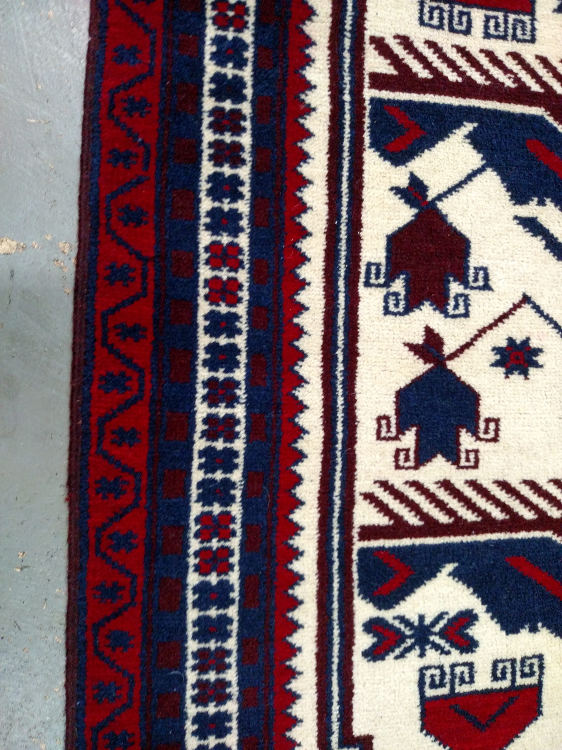 Vintage Tribal Turkish Rug