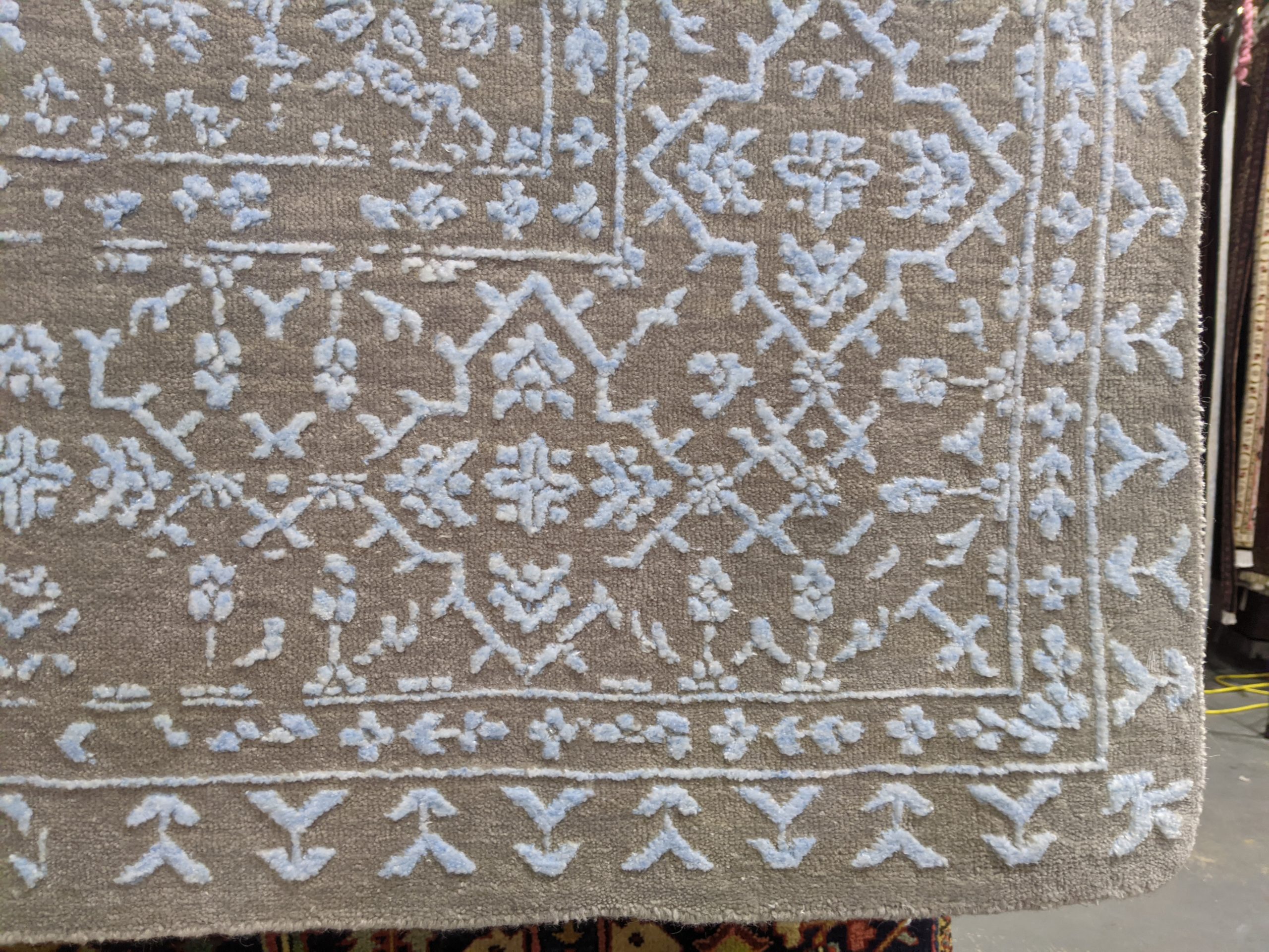 Antiqued Contemporary Oriental Rug