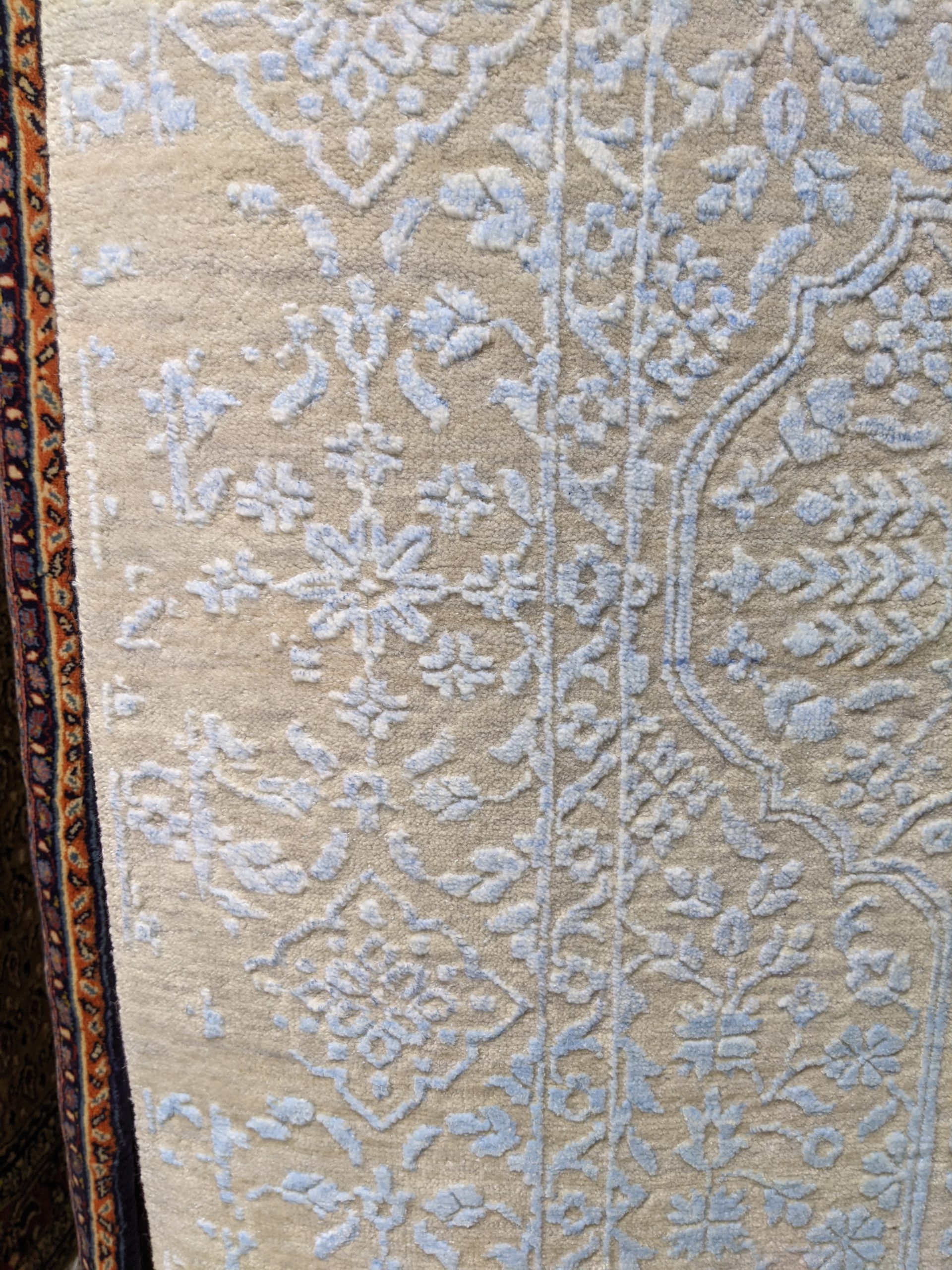 Antiqued Contemporary Oriental Rug