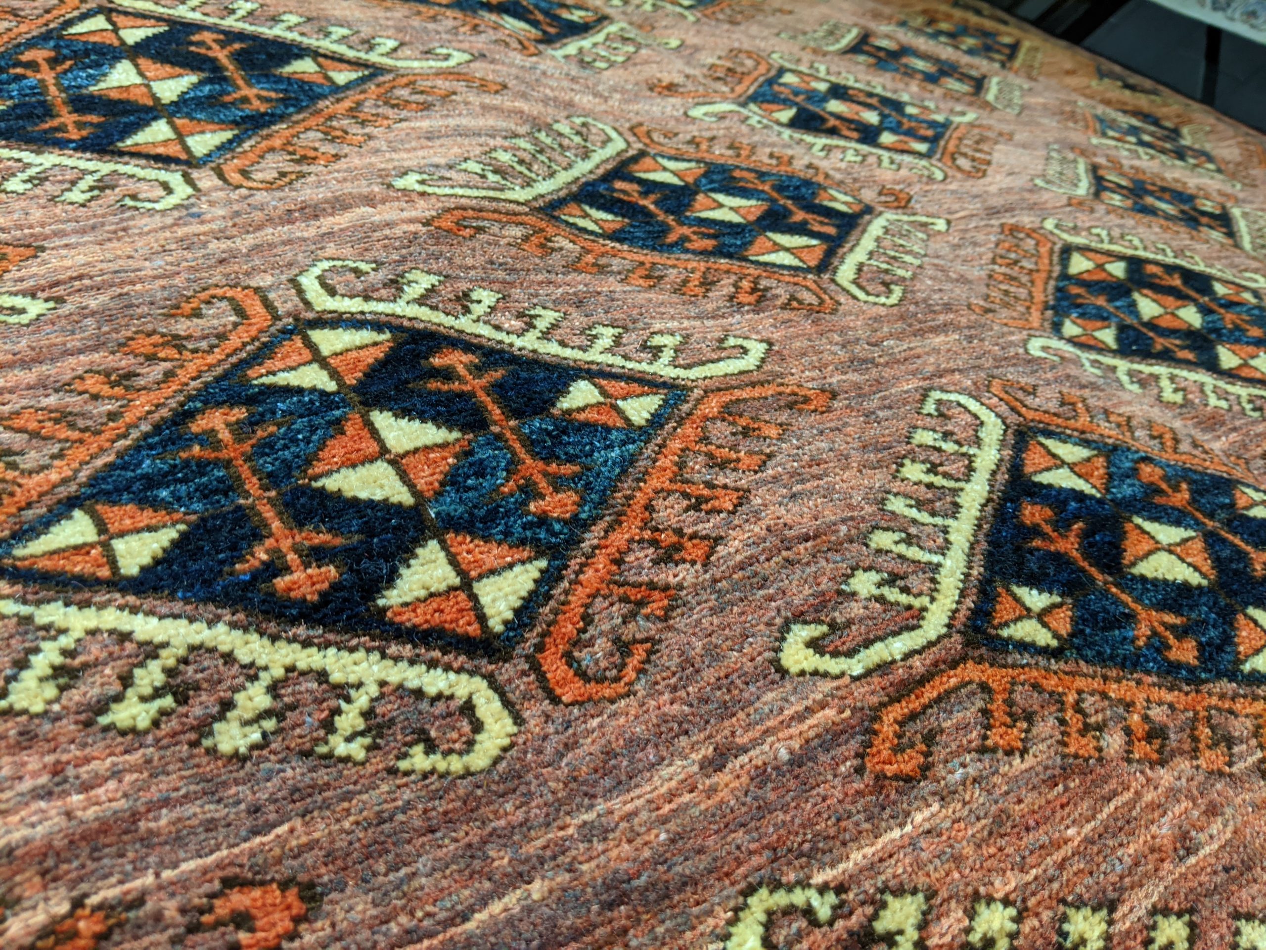 Vintage Turkaman Afghani Rug