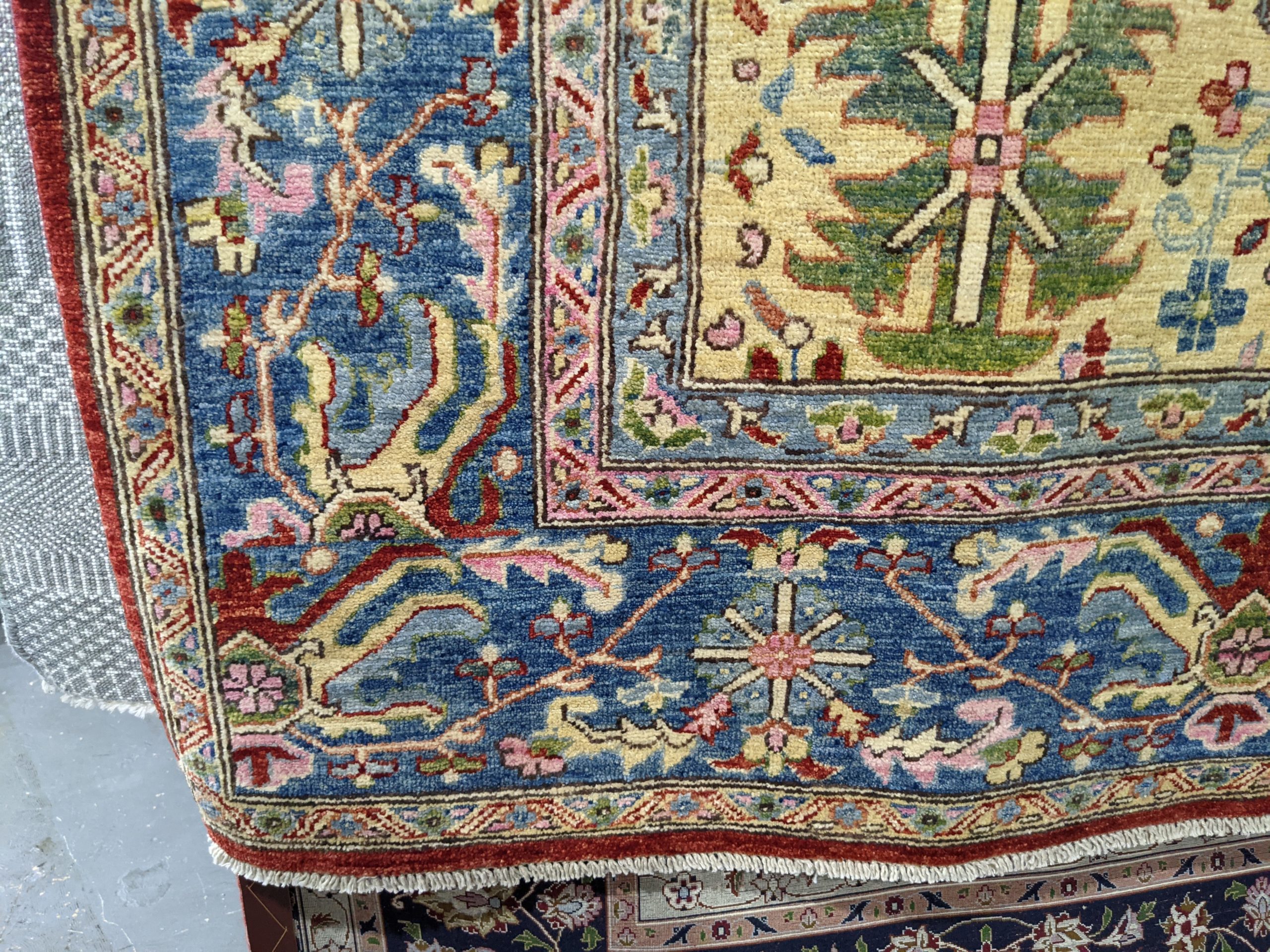 Serapi-style Afghani Rug