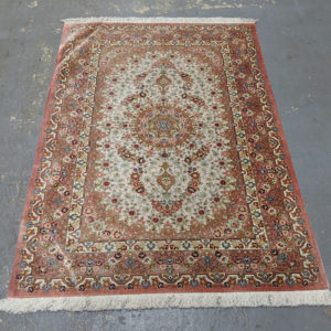 100% Silk Iranian Qum Rug