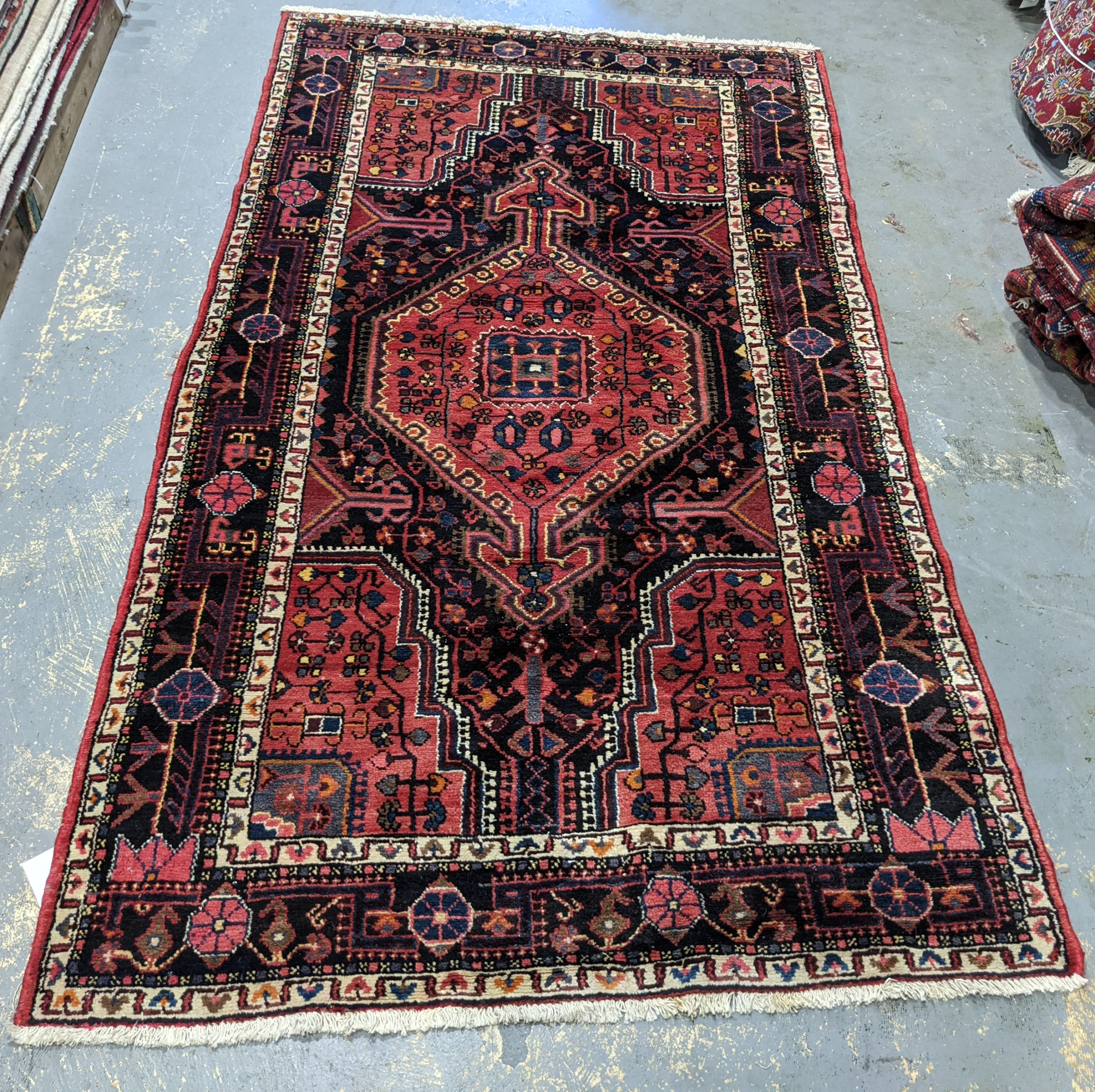 Vintage Hamadan Persian Rug