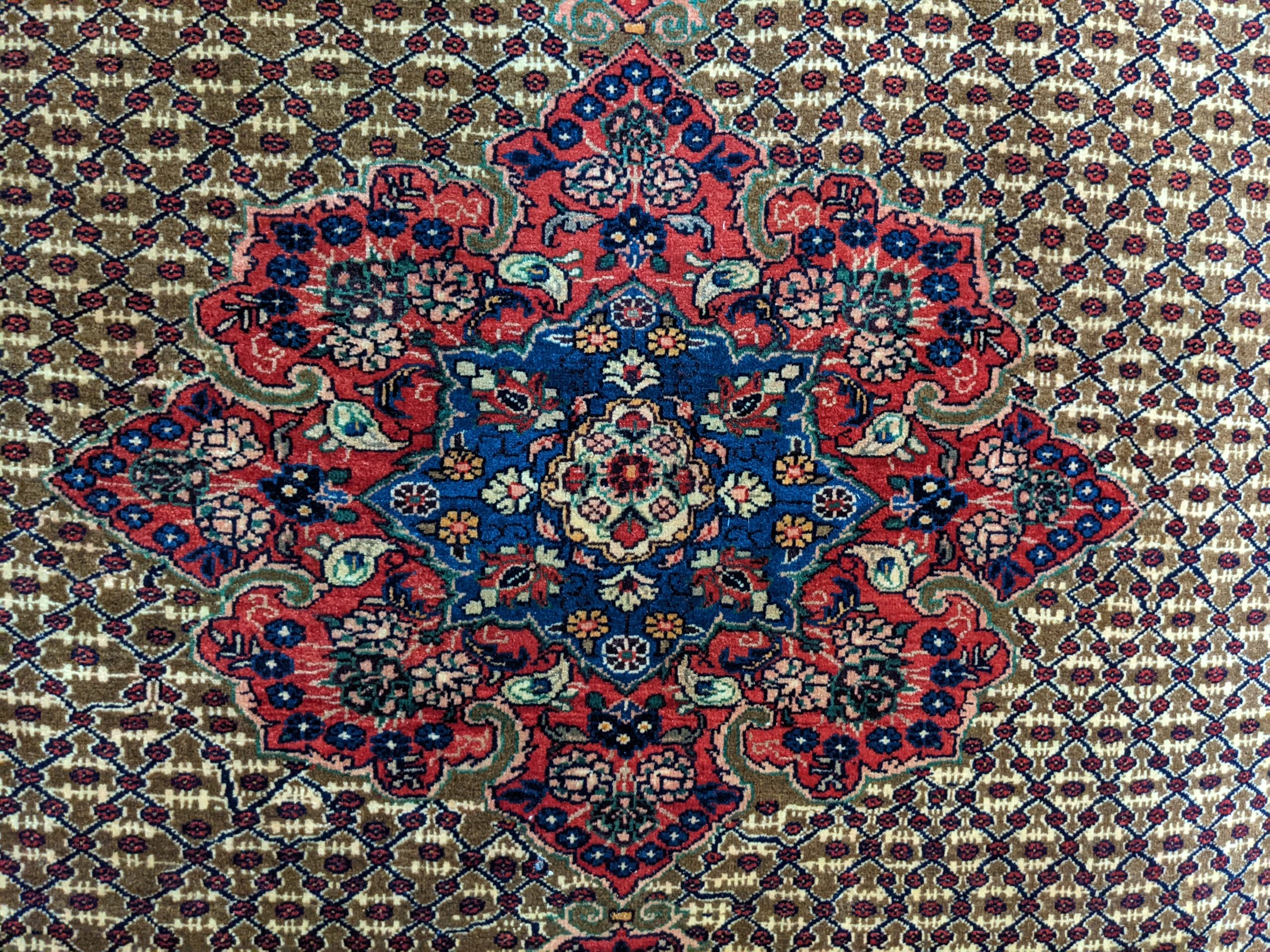 Hand-Knotted Hamadan Persian Rug