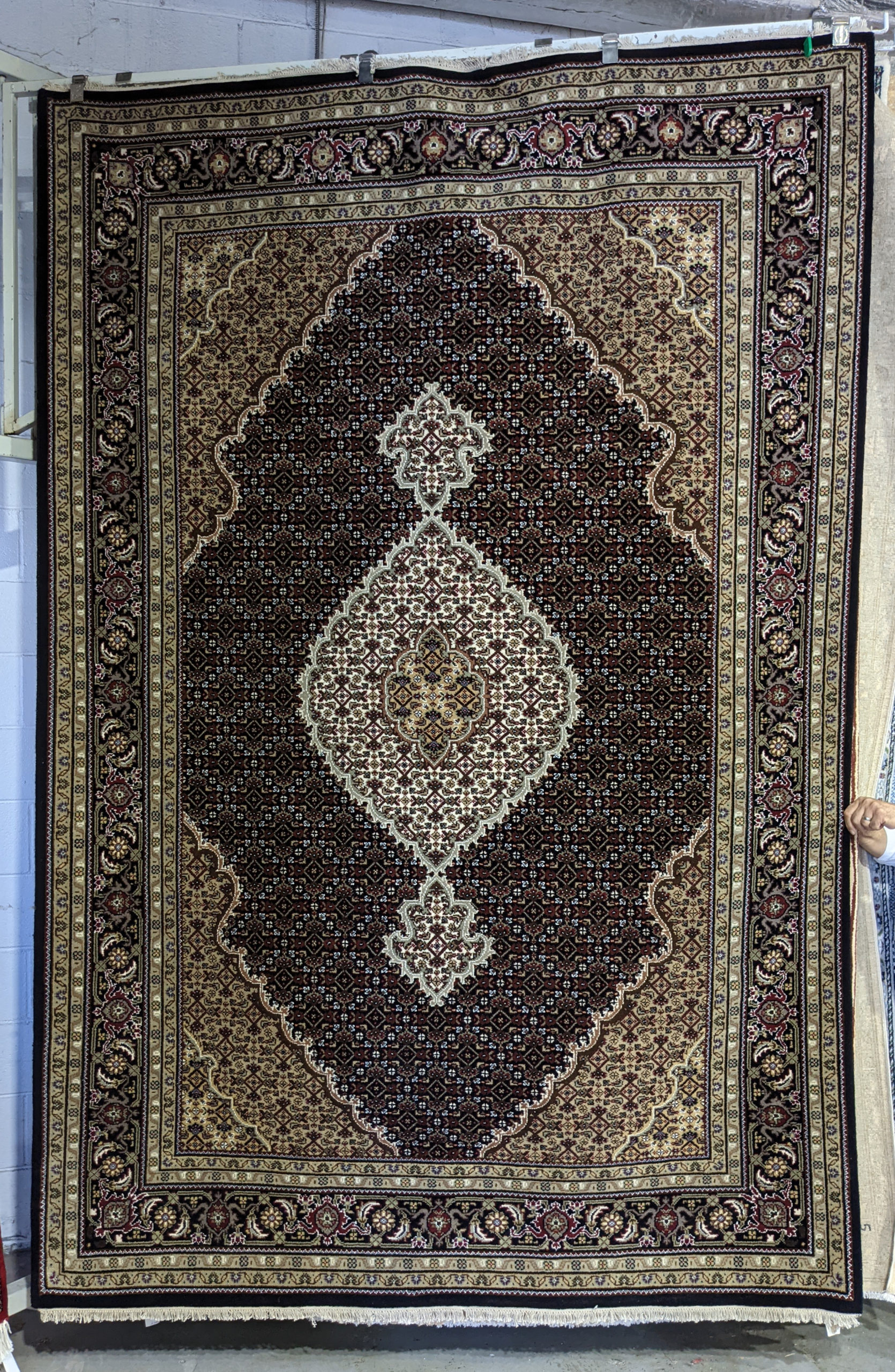 Indo-Tabriz Mahi 6x9 Rug