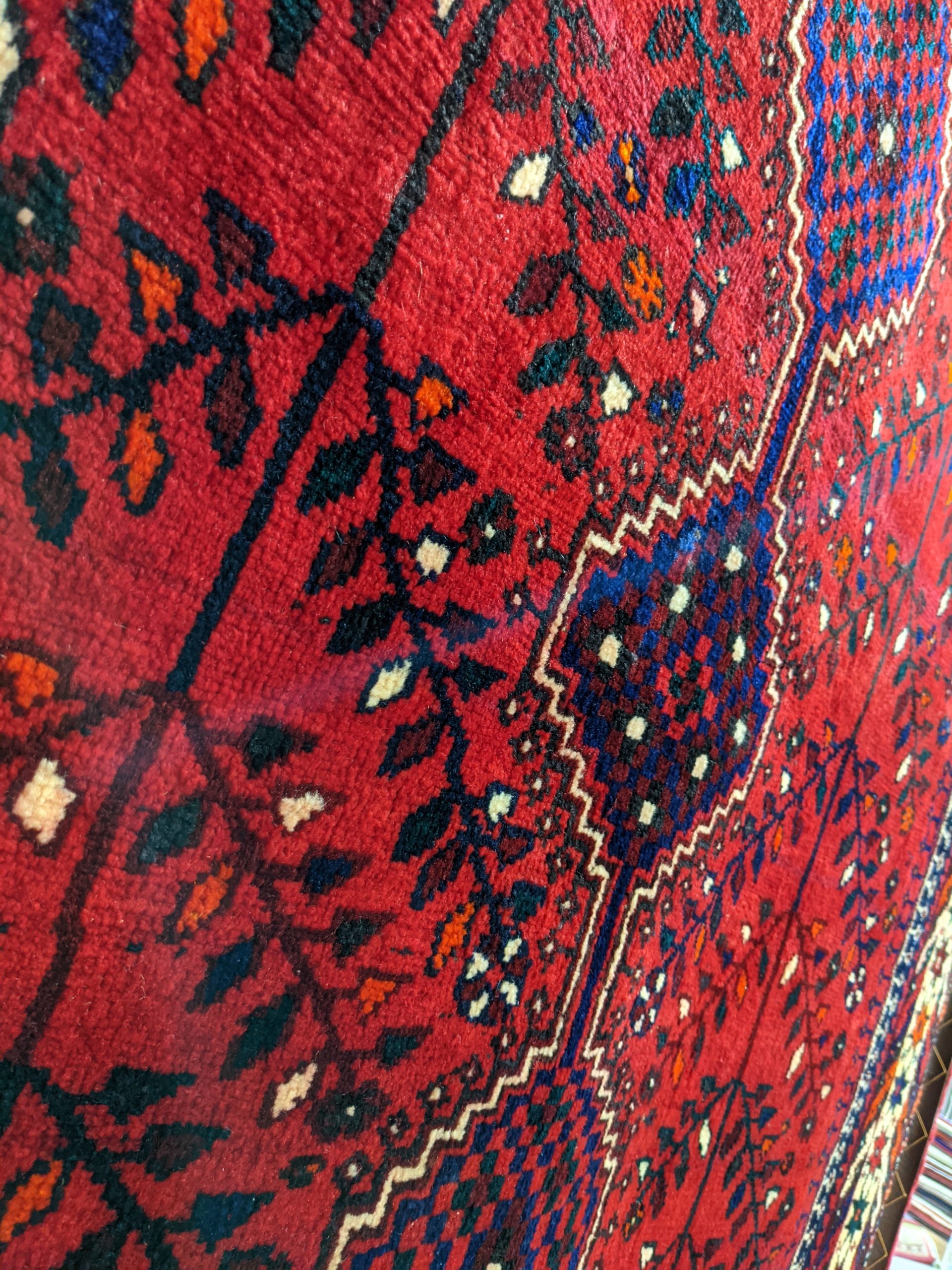 Vintage Shiraz Persian Rug