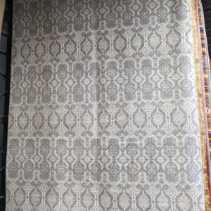 Ikat-Style Hand-Knotted Rug