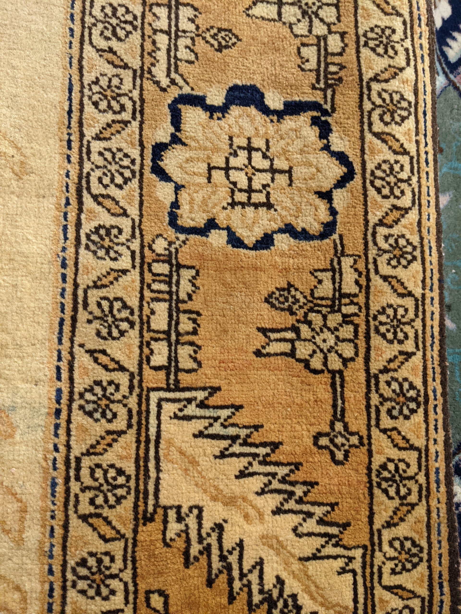 1960s Vintage Ardebil Persian Rug