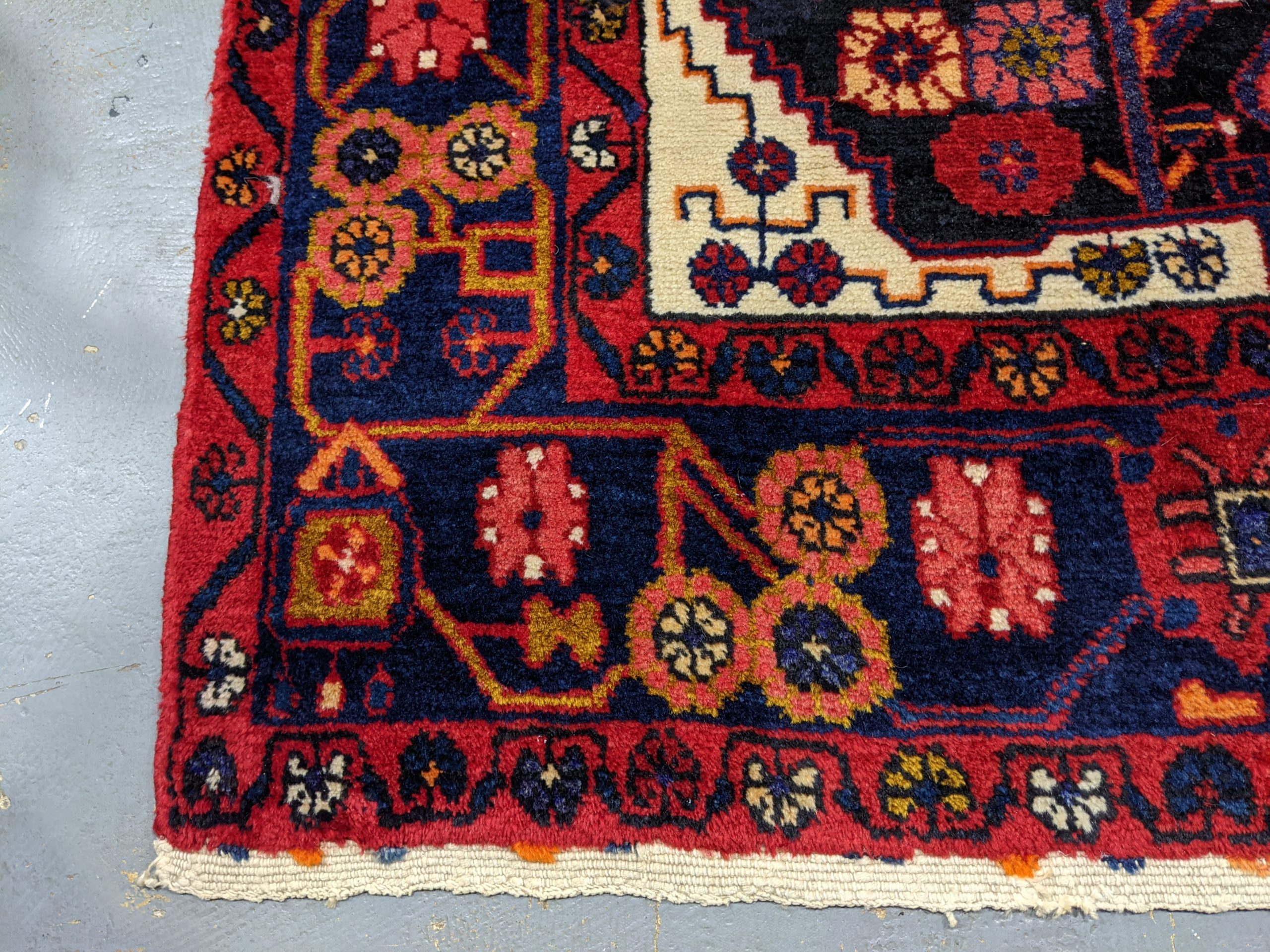 Vintage Hamadan Persian Rug