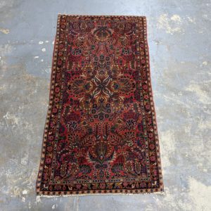 Antique 1920s Sarouk Rug