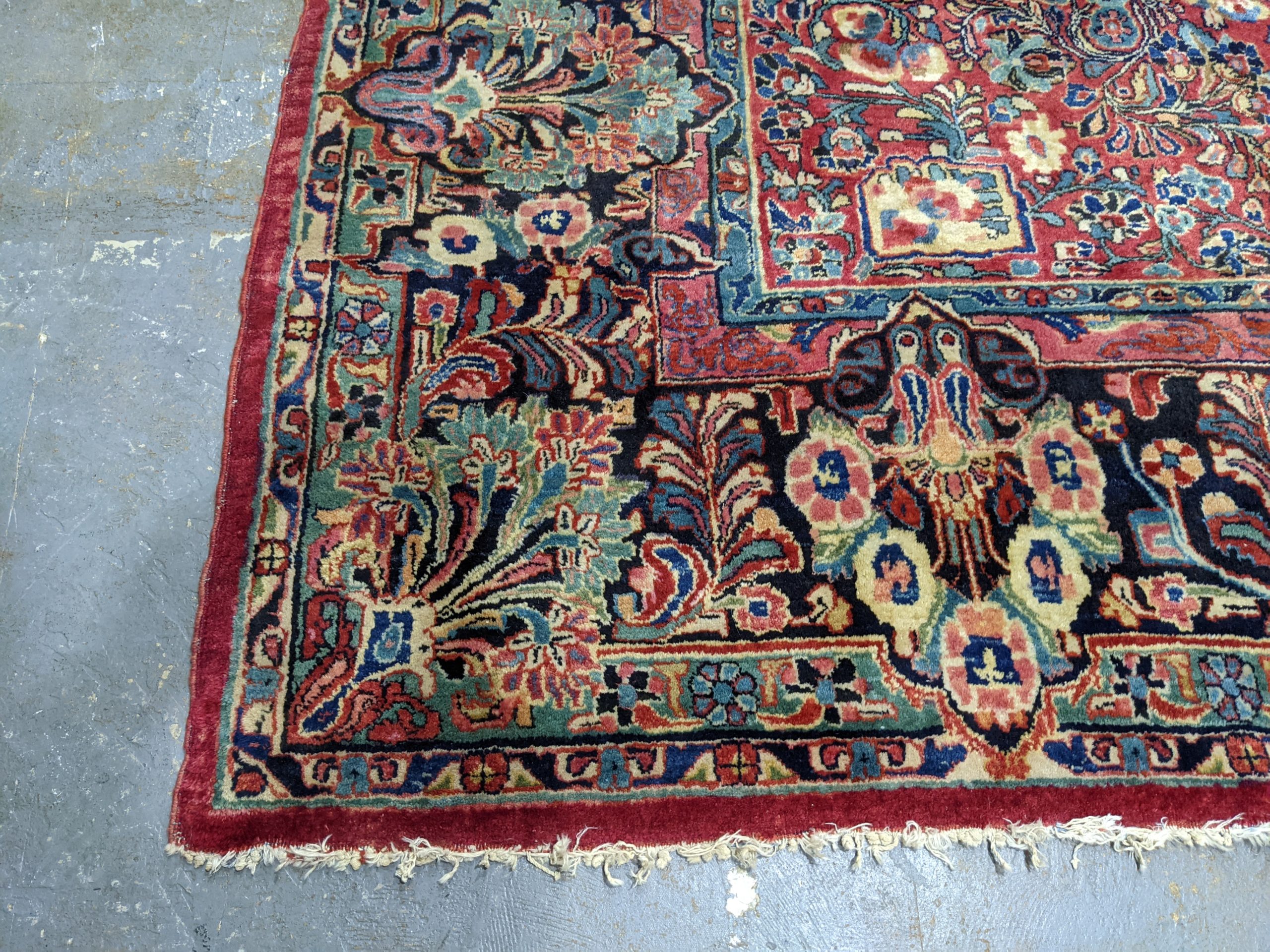 1930s Antique Sarouk Persian Rug