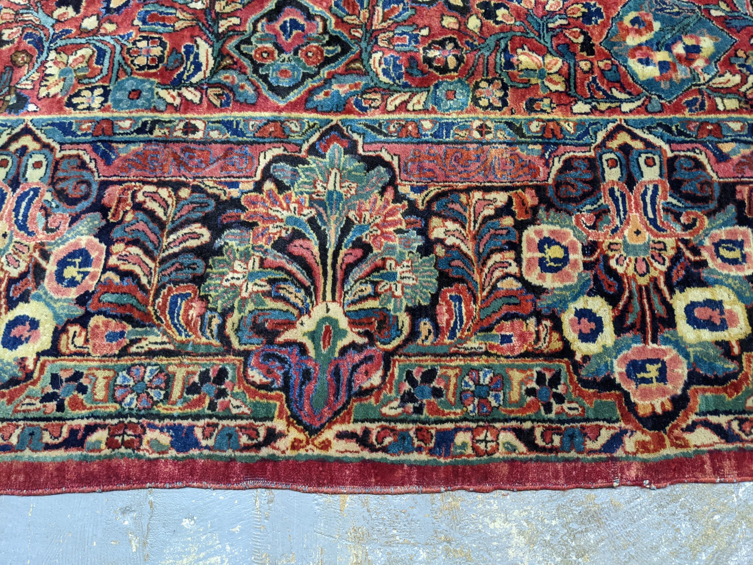 1930s Antique Sarouk Persian Rug
