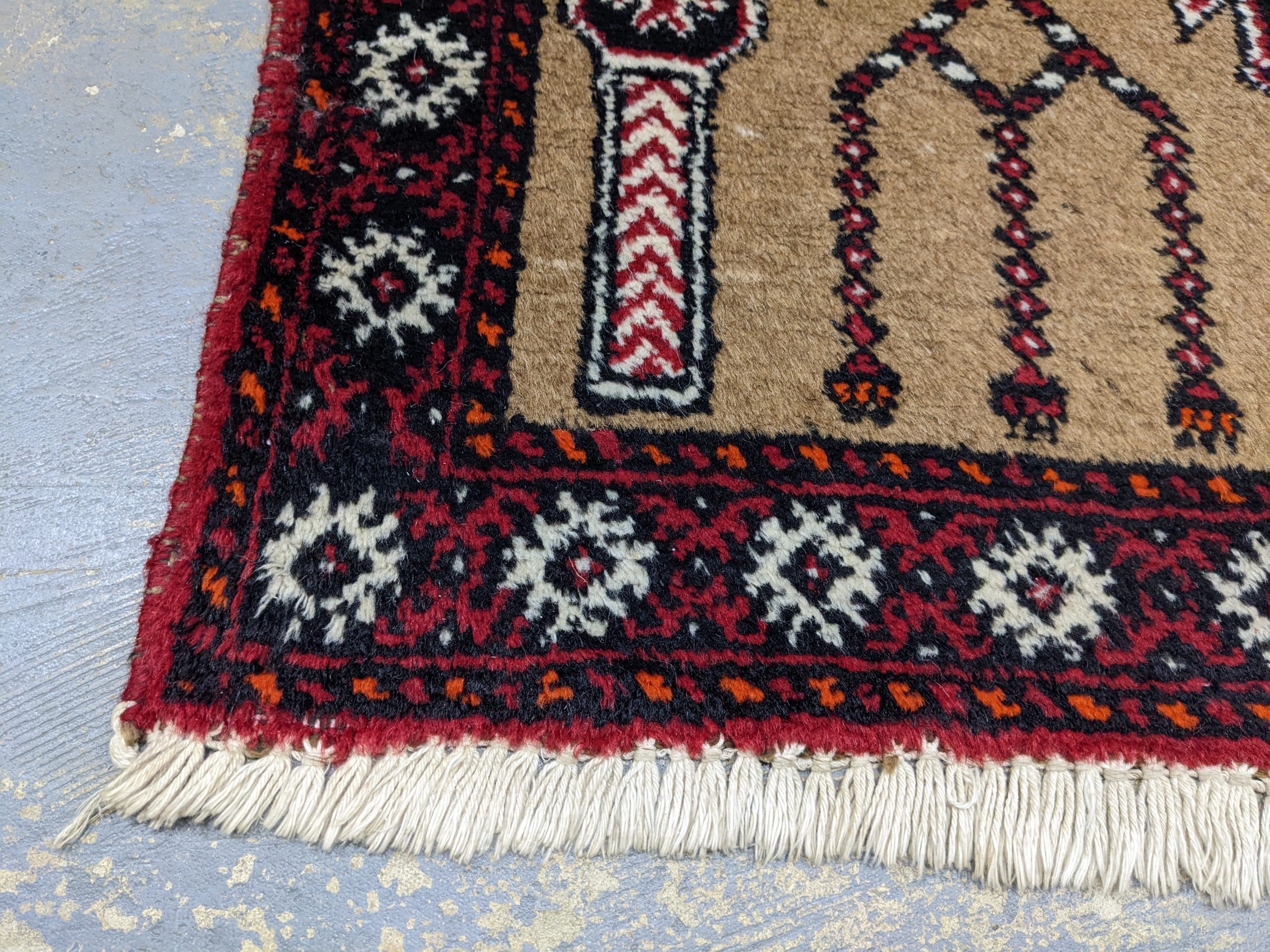 Vintage Balouch Persian Rug