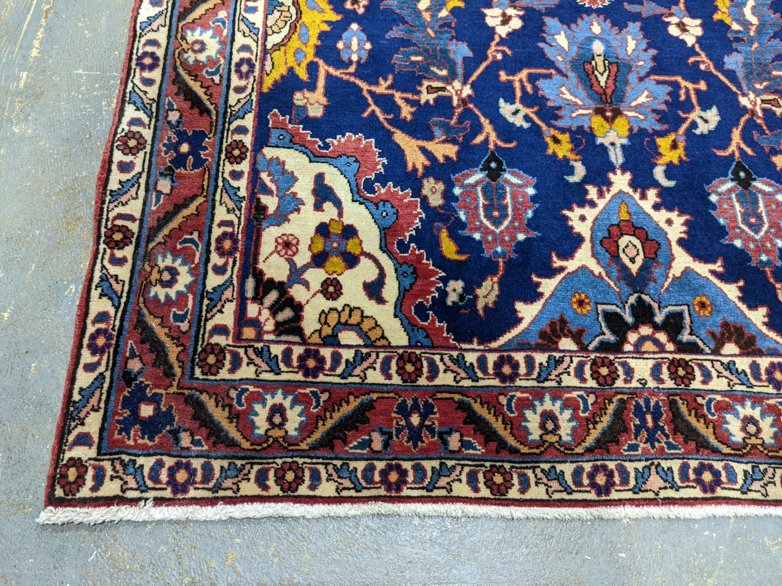 Vintage Veramin Persian Rug