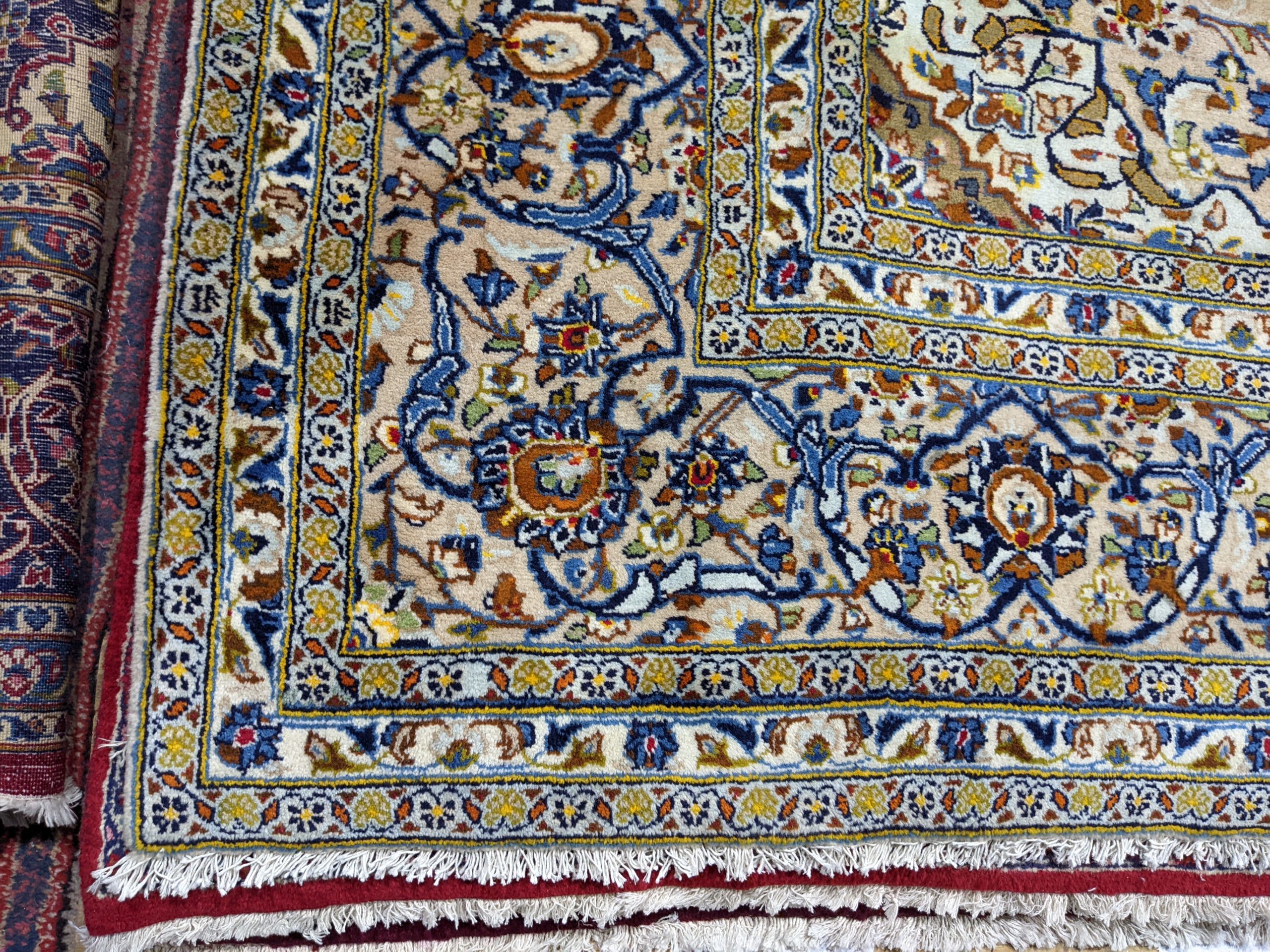 Kashan-Style Yazd Persian Rug
