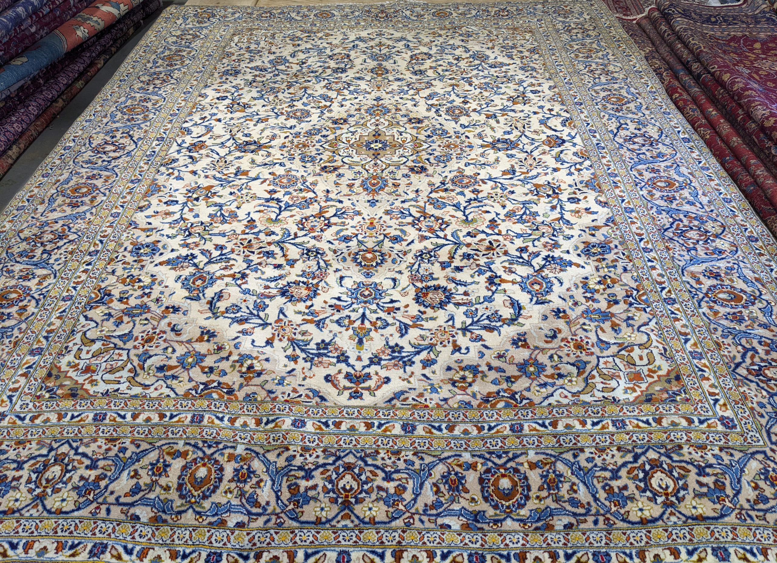 Kashan-Style Yazd Persian Rug