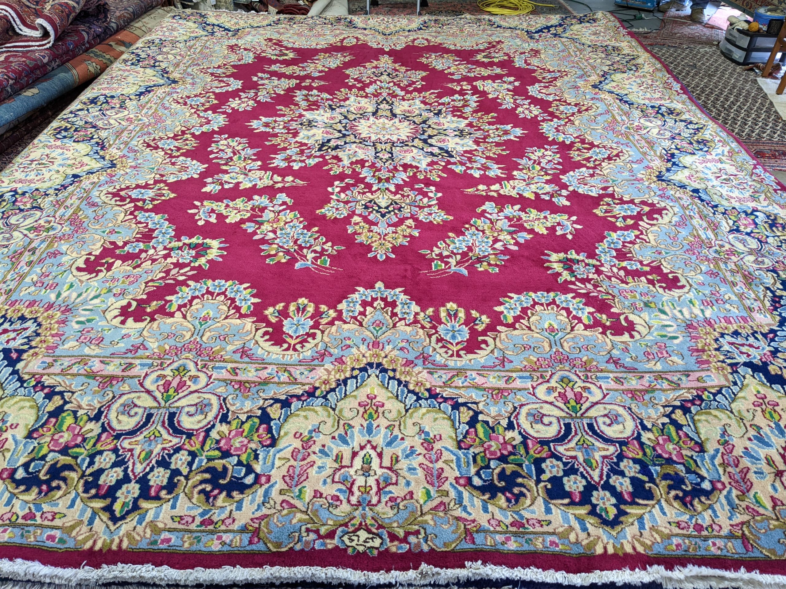 10' x 12'8" Lavar Kerman Persian Rug
