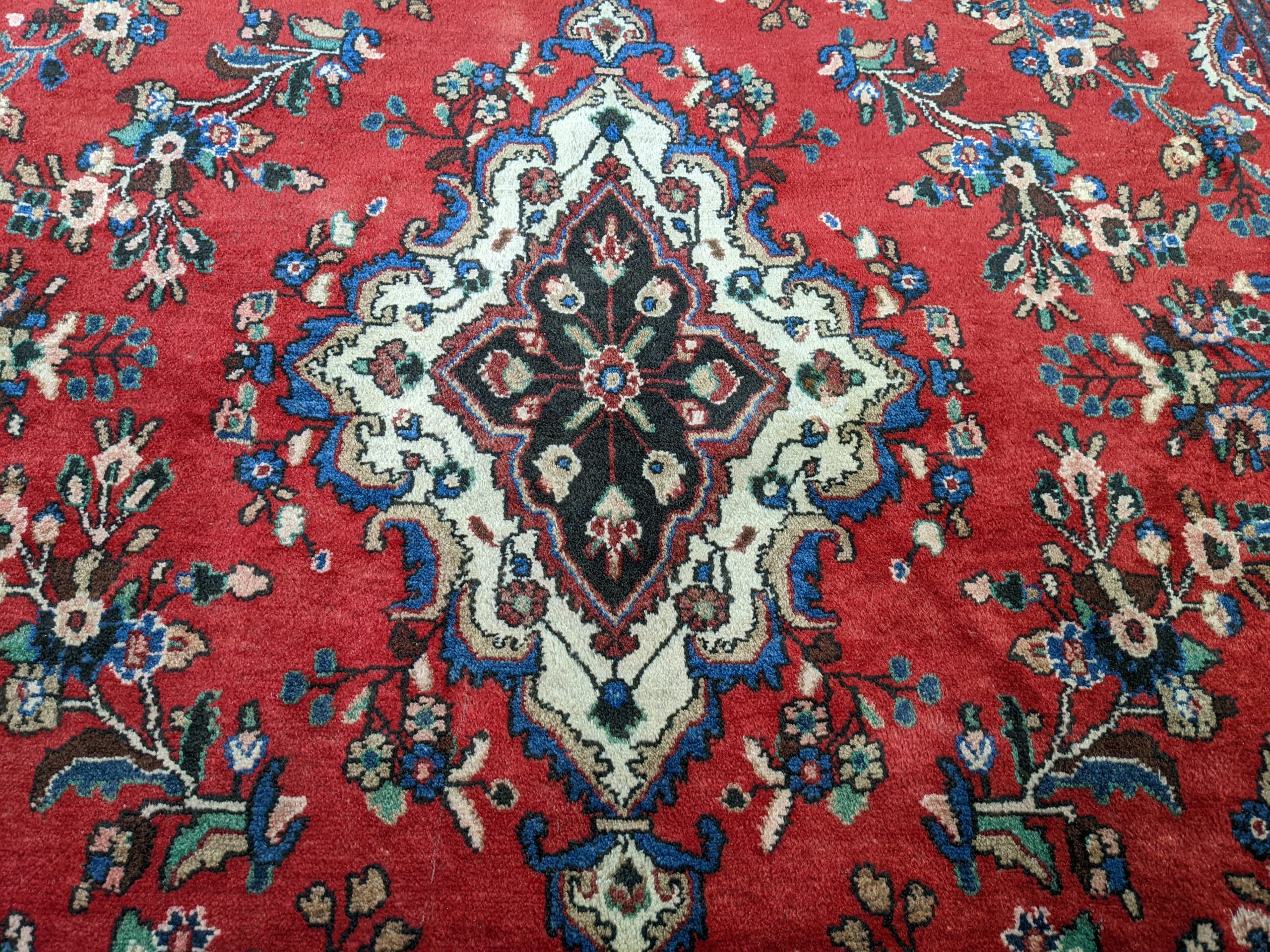 9' x 12'3" Hamadan Persian Rug