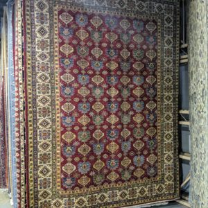 9x12 Kazak-Style Afghani Rug