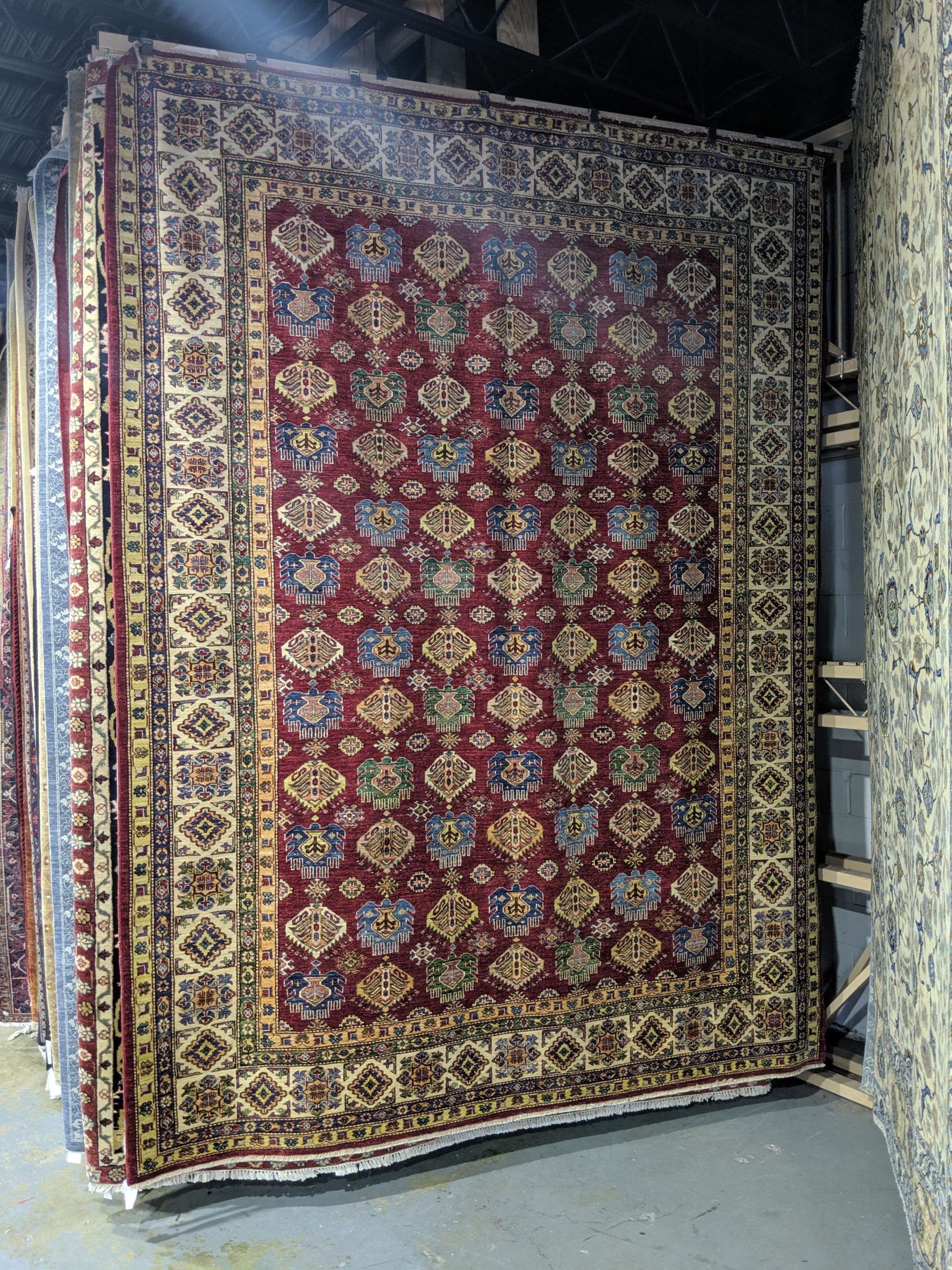9x12 Kazak-Style Afghani Rug