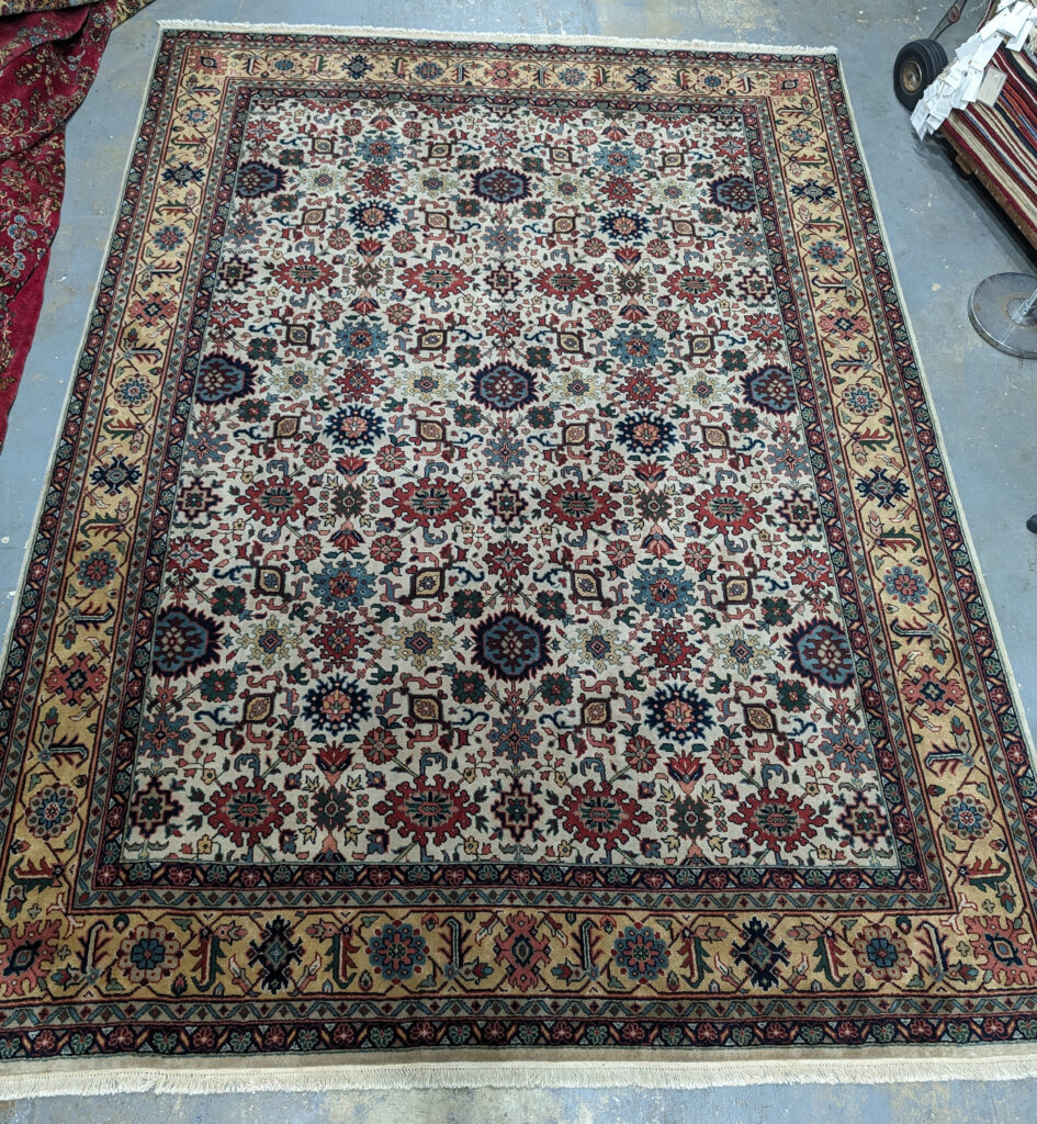 Indian Type Rug 9x12 Heriz-Style Indian Rug - Jahann & Sons