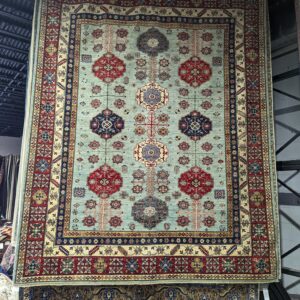 8X10 Light Kazak-Style Rug
