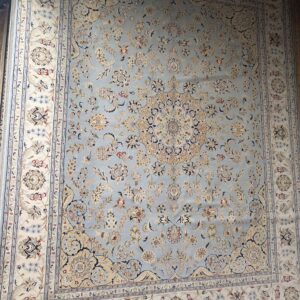 8x10 Blue Nain-Style Rug