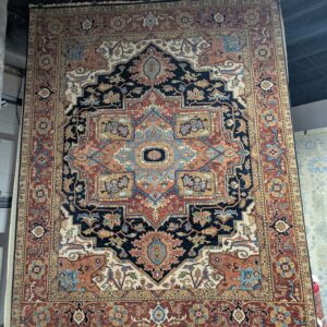 8x10 Serapi Heriz-Style Indian Rug