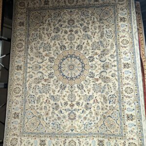 8x10 Ivory Indo-Nain Rug