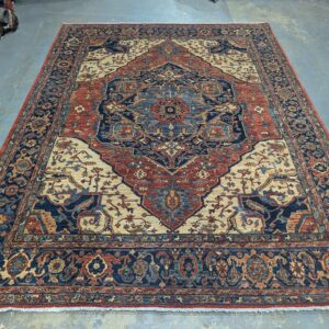 8'x10'7" Heriz Serapi Afghan Rug